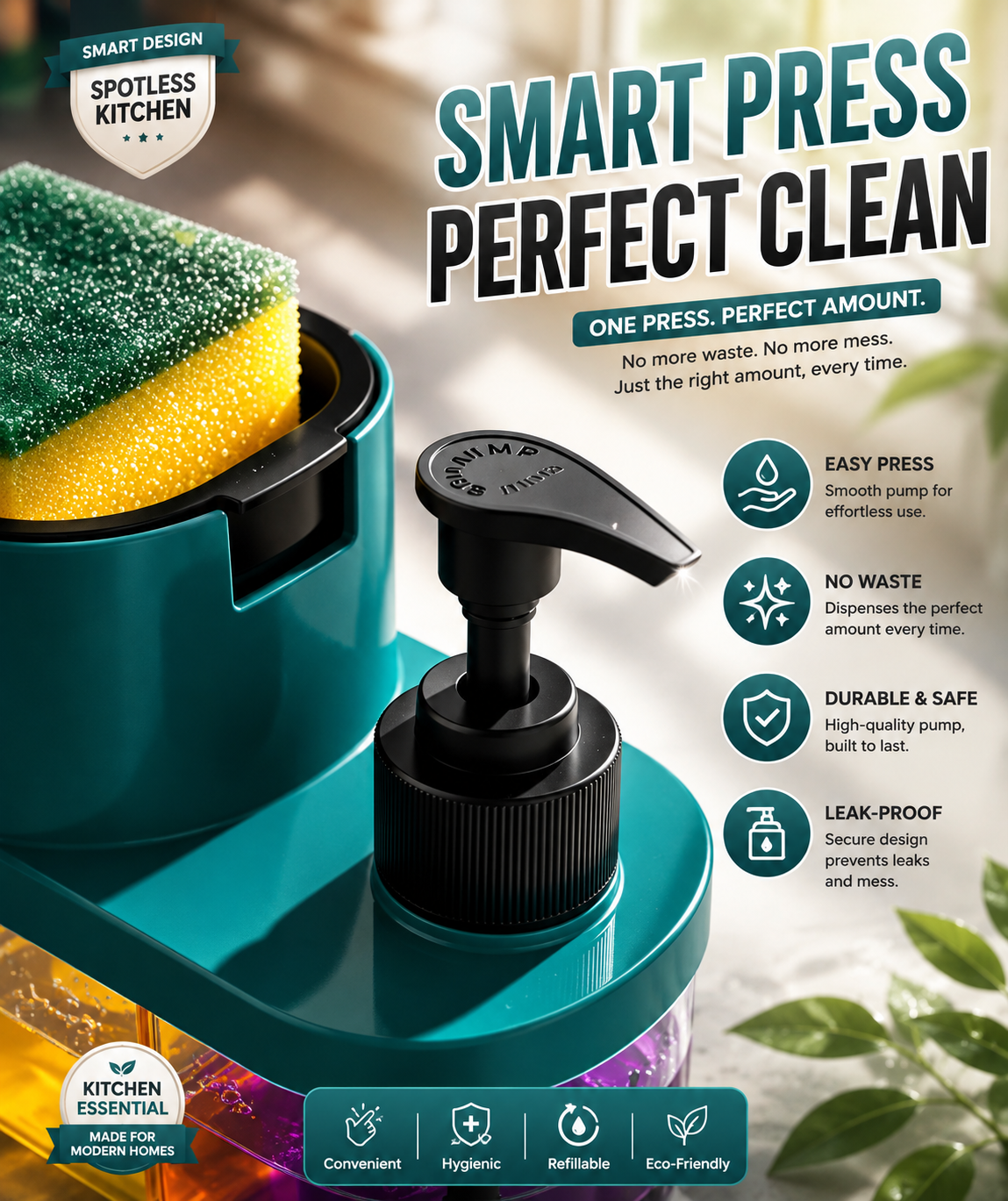 3 In 1 Soap Dispenser