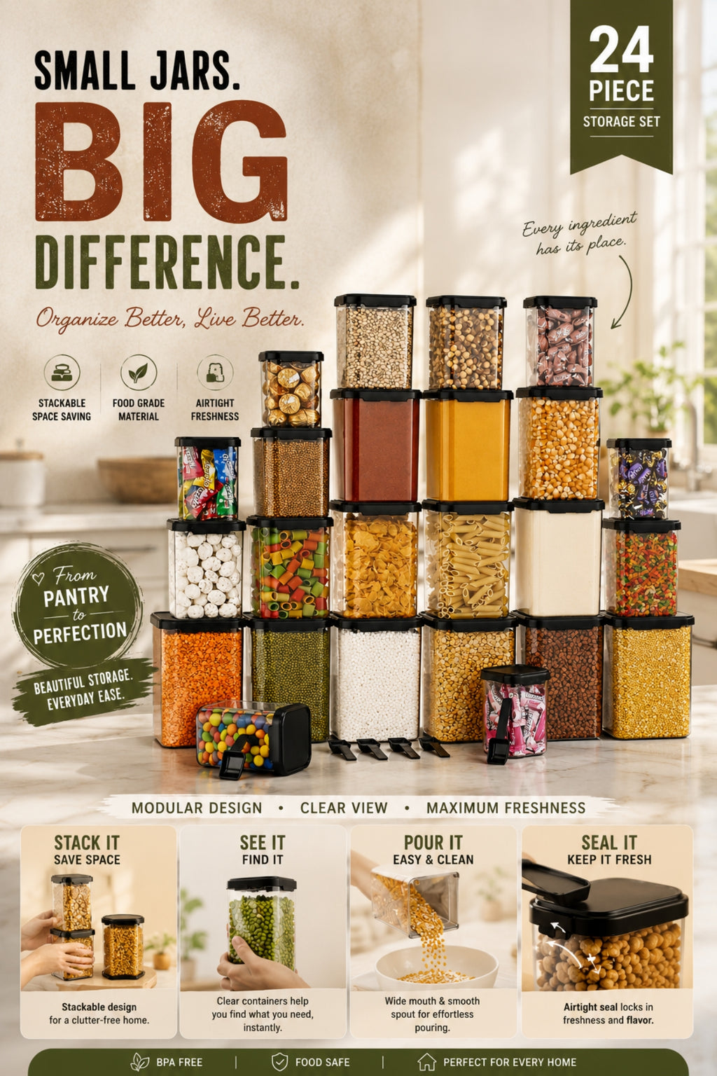 Trendy Jars & Containers