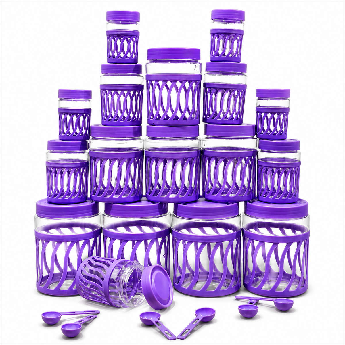 Spiral Jars & Containers
