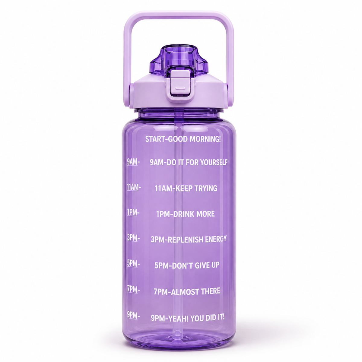 Motivational Water Bottle (2L)