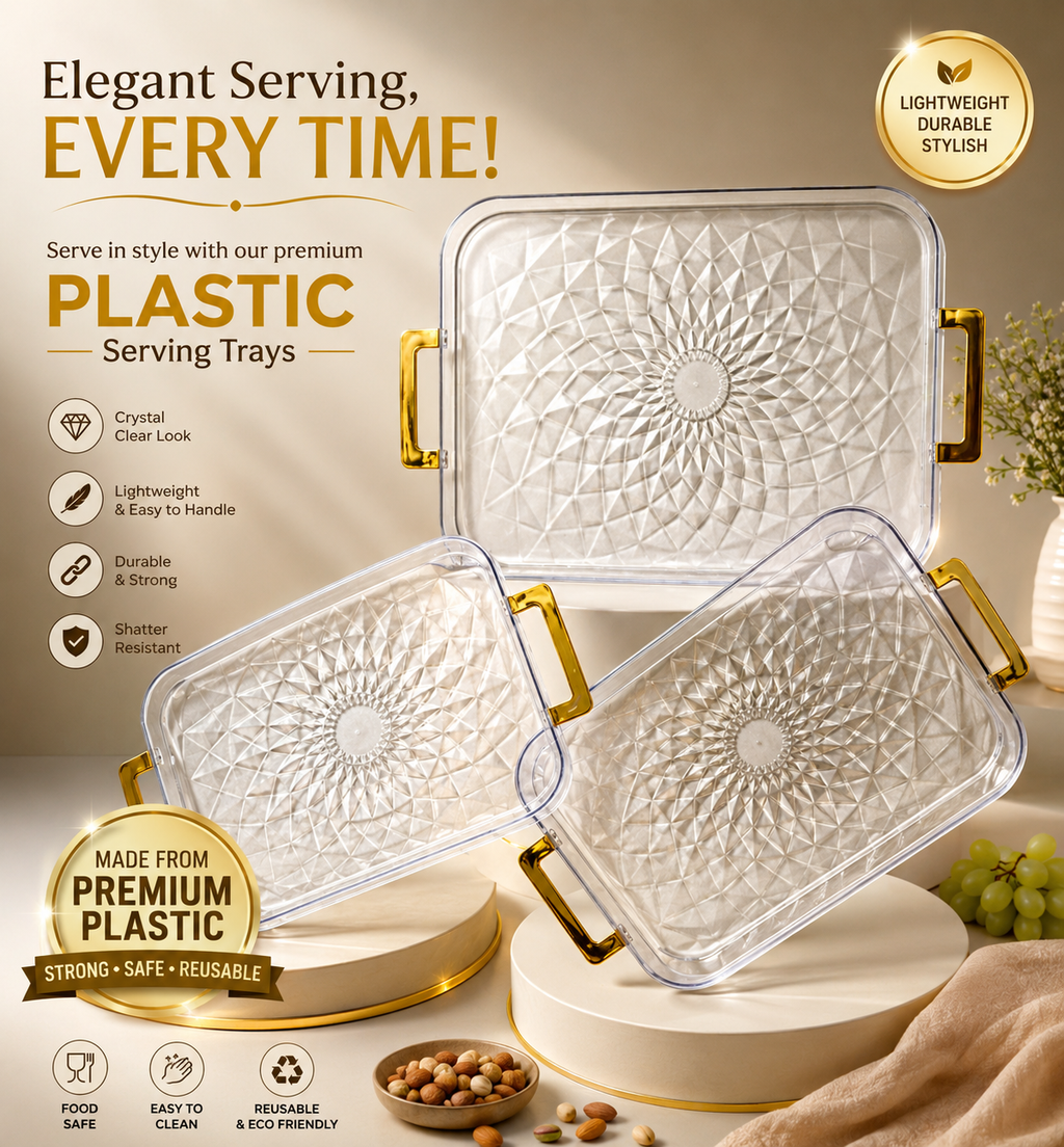 Crystal Diamond Serving Tray